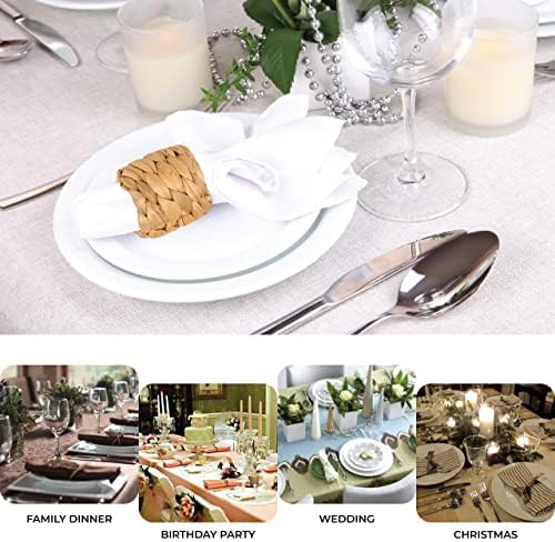 BARIEN Eco-Friendly Napkin Rings Set of 20