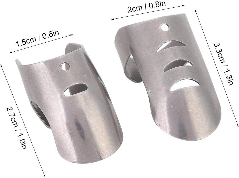 4-Piece Stainless Steel Finger Guards Safe Practical Protection for Your Kitchen