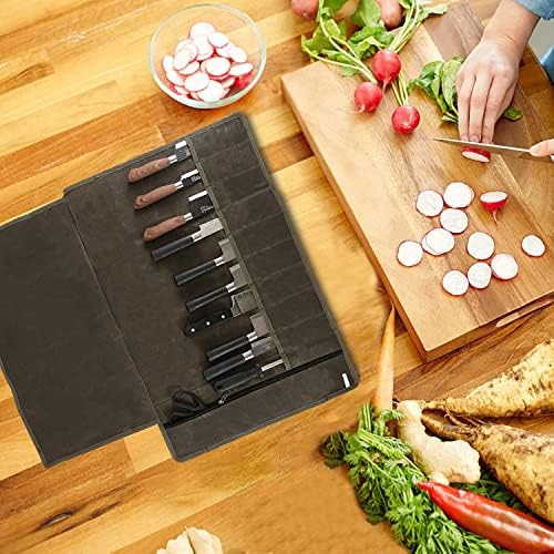 Hersent Chefs Knife Roll Bag Durable Functional Kitchen Tool
