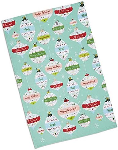 DII Holiday Dish Towels Set - 18x28 Made for Your Kitchen