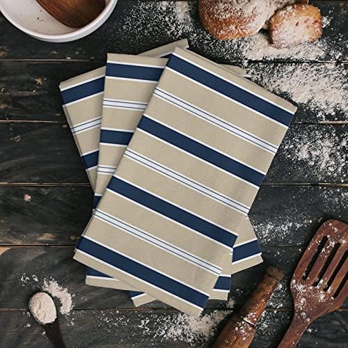 ZOE GARDEN Quick-Dry Durable Kitchen Towels navy blue 2-pack