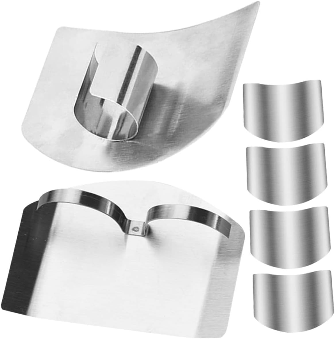 12 Pcs Stainless Steel Finger Guard Chopping Boards