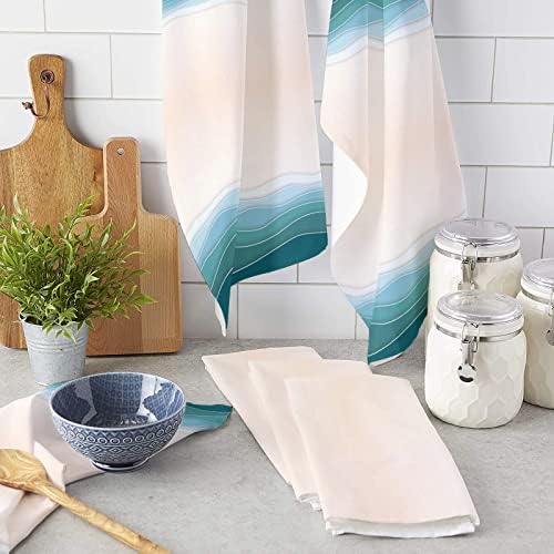 Modern Geometric Kitchen Towels