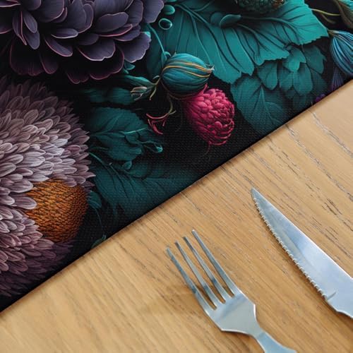 Bloom with Color - Peony Floral Place Mats