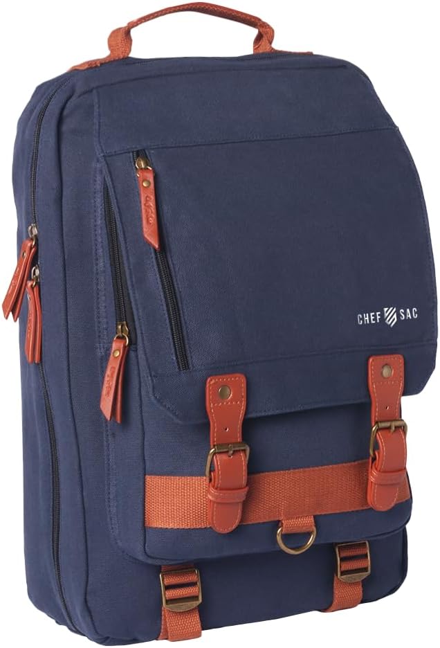 Sturdy Retro Chef Backpack With Kitchen Gadgets