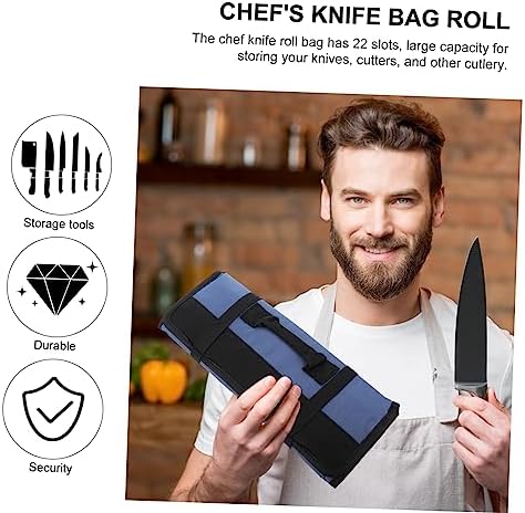 Alipis 22 Knive Roll Bag Portable Case