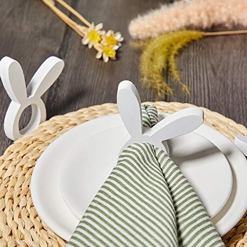 Easter Bunny Napkin Rings Set
