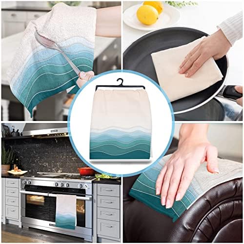 Modern Geometric Kitchen Towels