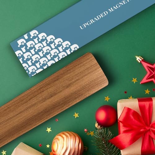 Magnetic Knife Holder Acacia Wood No Drill Installation