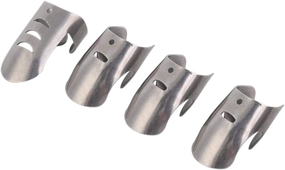 4-Piece Stainless Steel Finger Guards Safe Practical Protection for Your Kitchen