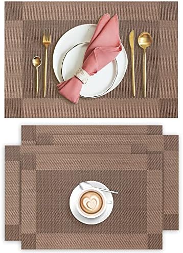 Aofmee 4-Pack Heat-Resistant Place Mats