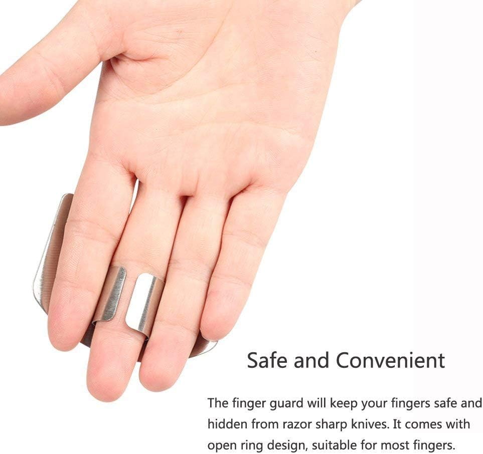 Stainless Steel Finger Protector Kitchen Safety Tool