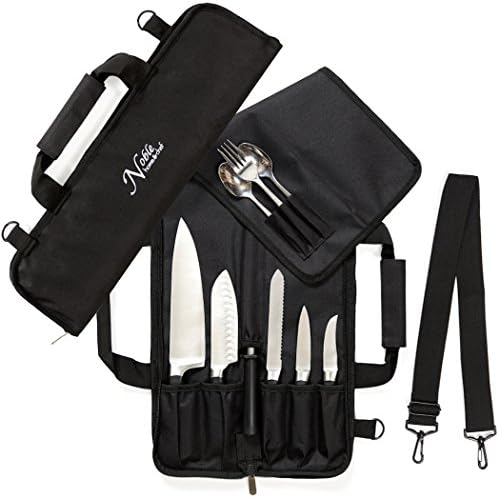 Chef Knife Roll Bag - 6 Slots with Padded Protection