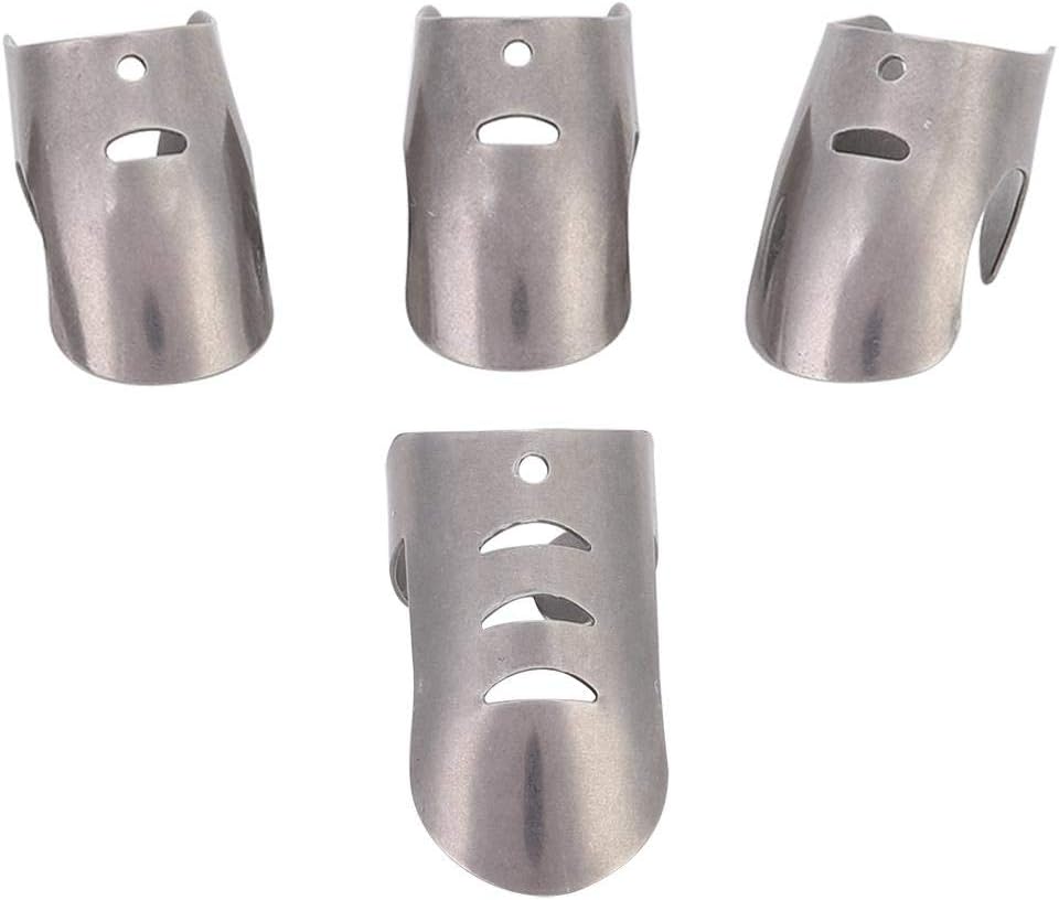 4-Piece Stainless Steel Finger Guards Safe Practical Protection for Your Kitchen