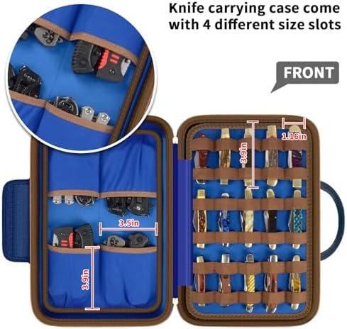 Sturdy Folding Knives Organizer for EDC Camping Survival