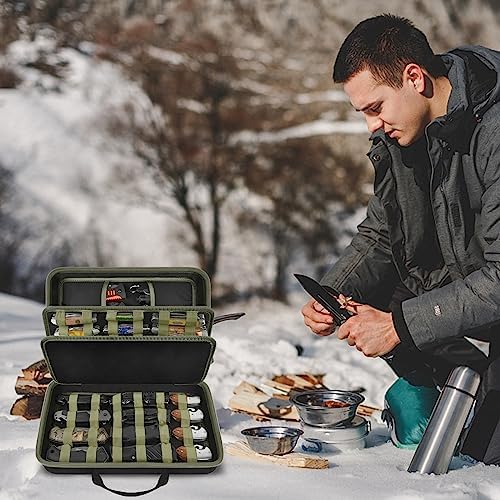 Compact Tactical Knife Storage Case for 48 Pocket Knives