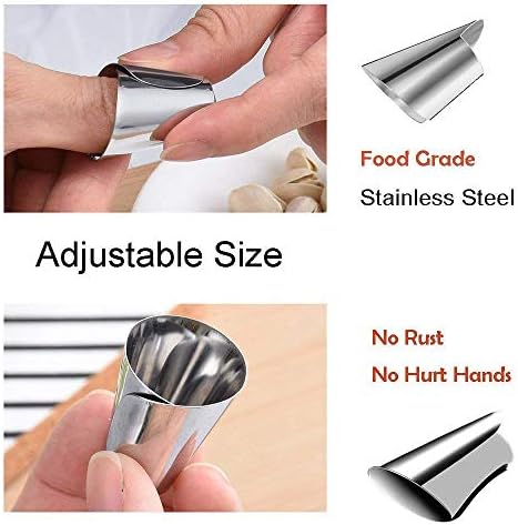 Stainless Steel Finger Protector Kitchen Safety Tool