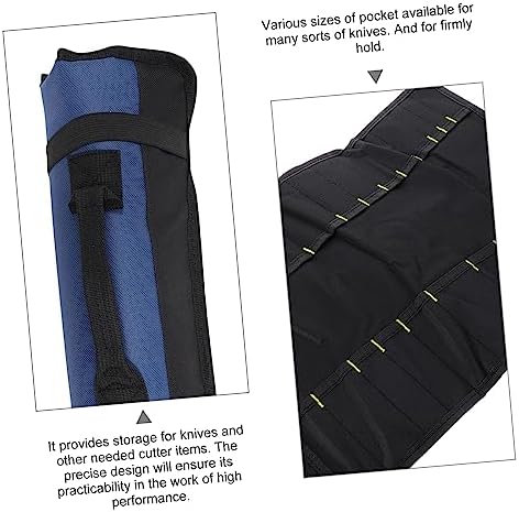 HOLIDYOYO Oxford Cloth Roll 22 Knife Organizer for Chef Use