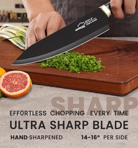 15-Piece Luxury knives set with built-in sharpener