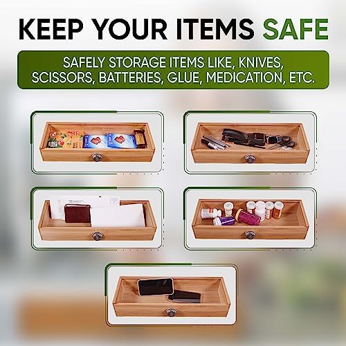 TrueBlueBamboo Bamboo-Friendly Multi-Knive Organizer Holder