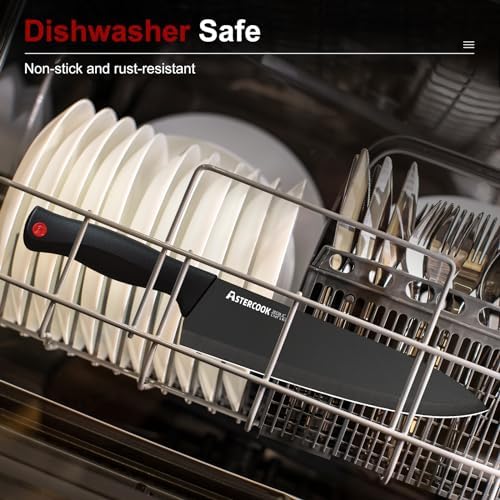 15-Piece German Stainless Steel Knife Set with Built-In Sharpener Lifetime Warranty
