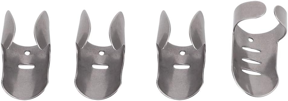 Noennull Stainless Steel Finger Guards Protect Hands While Cooking Eating