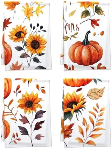 Oeught Fall Kitchen Towels