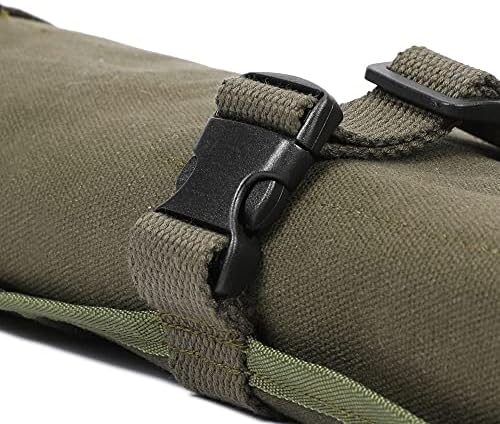 Heavy Duty 16 Oz Waxed Canvas Knife Roll Case