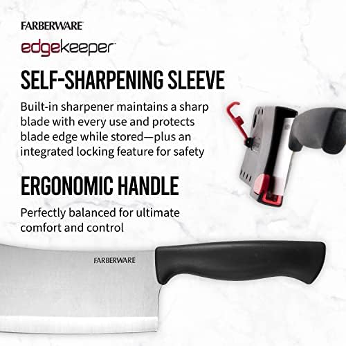 Farberware 6-Inch Meat Cleaver Black