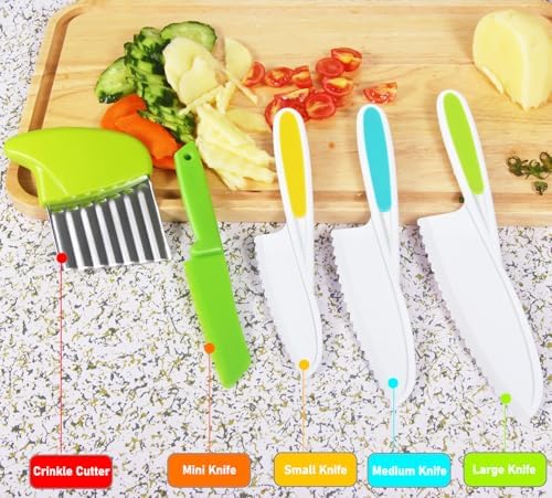 5-in-1 Safe Knives Set for Kids