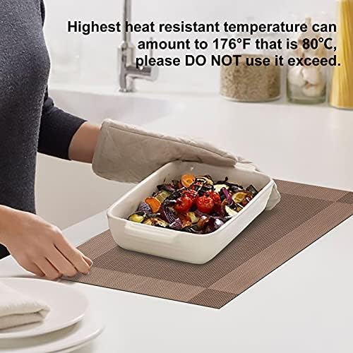 Aofmee 4-Pack Heat-Resistant Place Mats