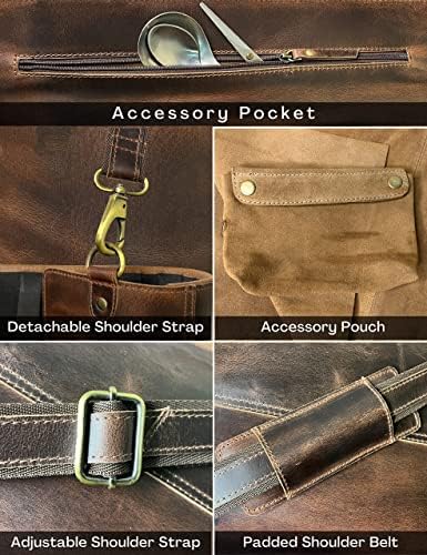 Rustic Town Chef Knives Roll All Purpose Full Grain Leather