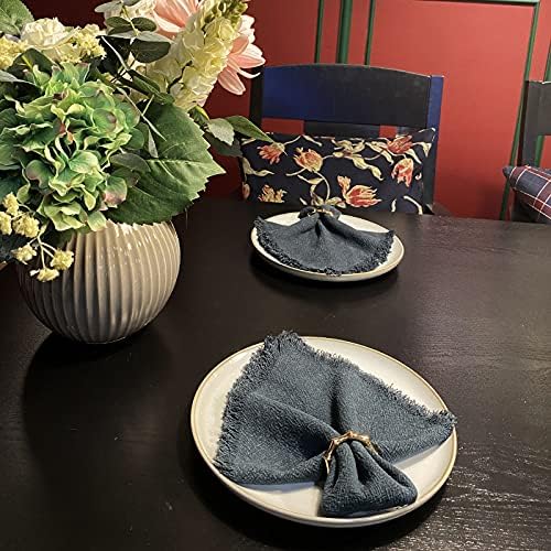Bamboo Napkin Rings Set 12