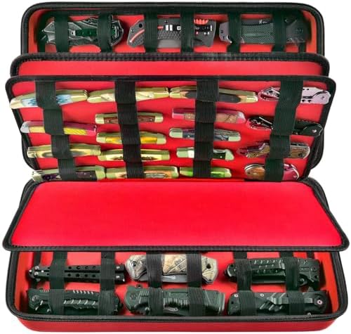 GWCASE 88-Slot Folding Knife Display Case