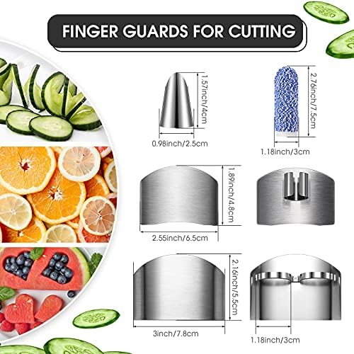 Protect Your Hands with Easy-to-Use stainless steel finger guard set