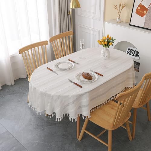 Gernaice Rustic Stripe Tablecloth - Elegant Design for Dining