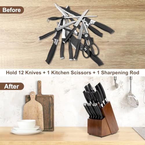 10-in-1 Universal Kitchen Knife Block