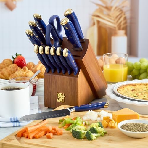 Sabatier 14-Piece Forged knives set with Acacia block