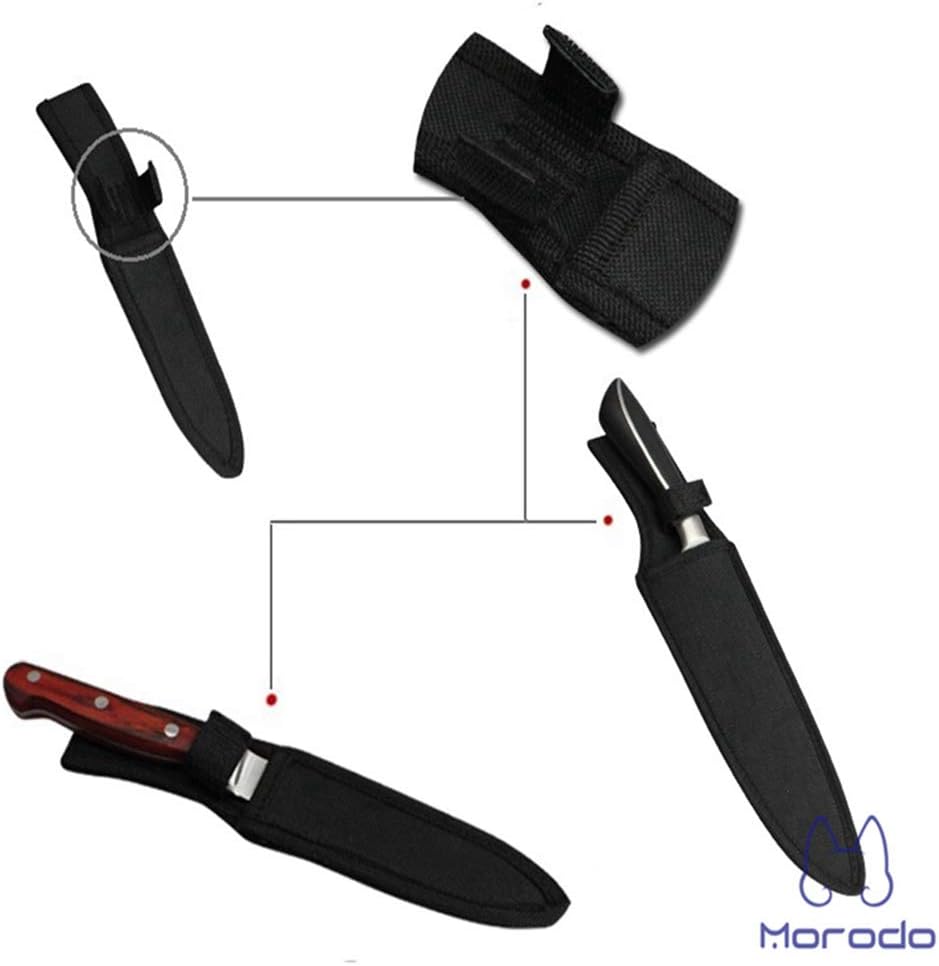 Morodo 1112 Chef Knife Scabbard Sheath Black Nylon