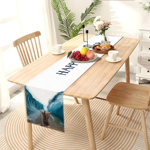 Sunwer Happy Holiday Table Runner