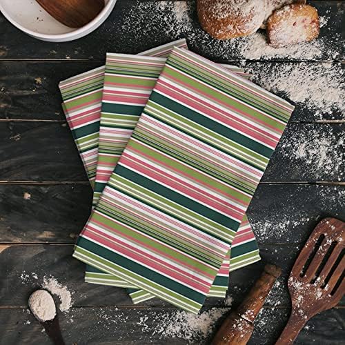 4 Geo Rainbow Kitchen Dish Towels