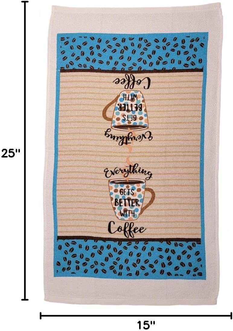 Hand Towel Set 2 Pack with Saguaro Acres Magnet 1