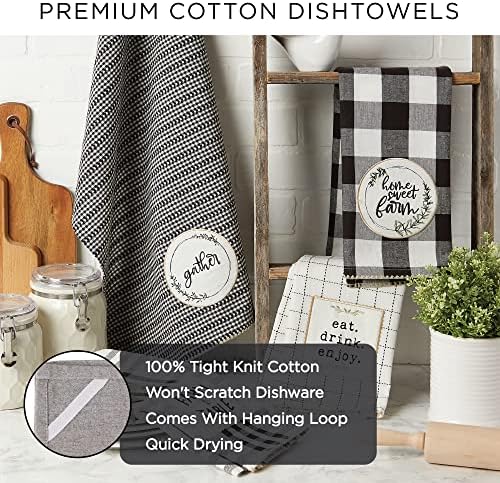 100 Cotton Oversized Holiday Dish Towels 18x28