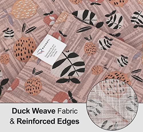 RUVANTI Modern 100 Cotton Placement Mat Set for Dining Tables 100 cotton
