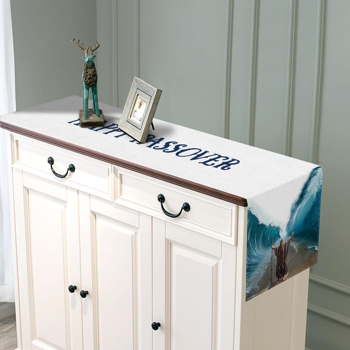 Sunwer Happy Holiday Table Runner