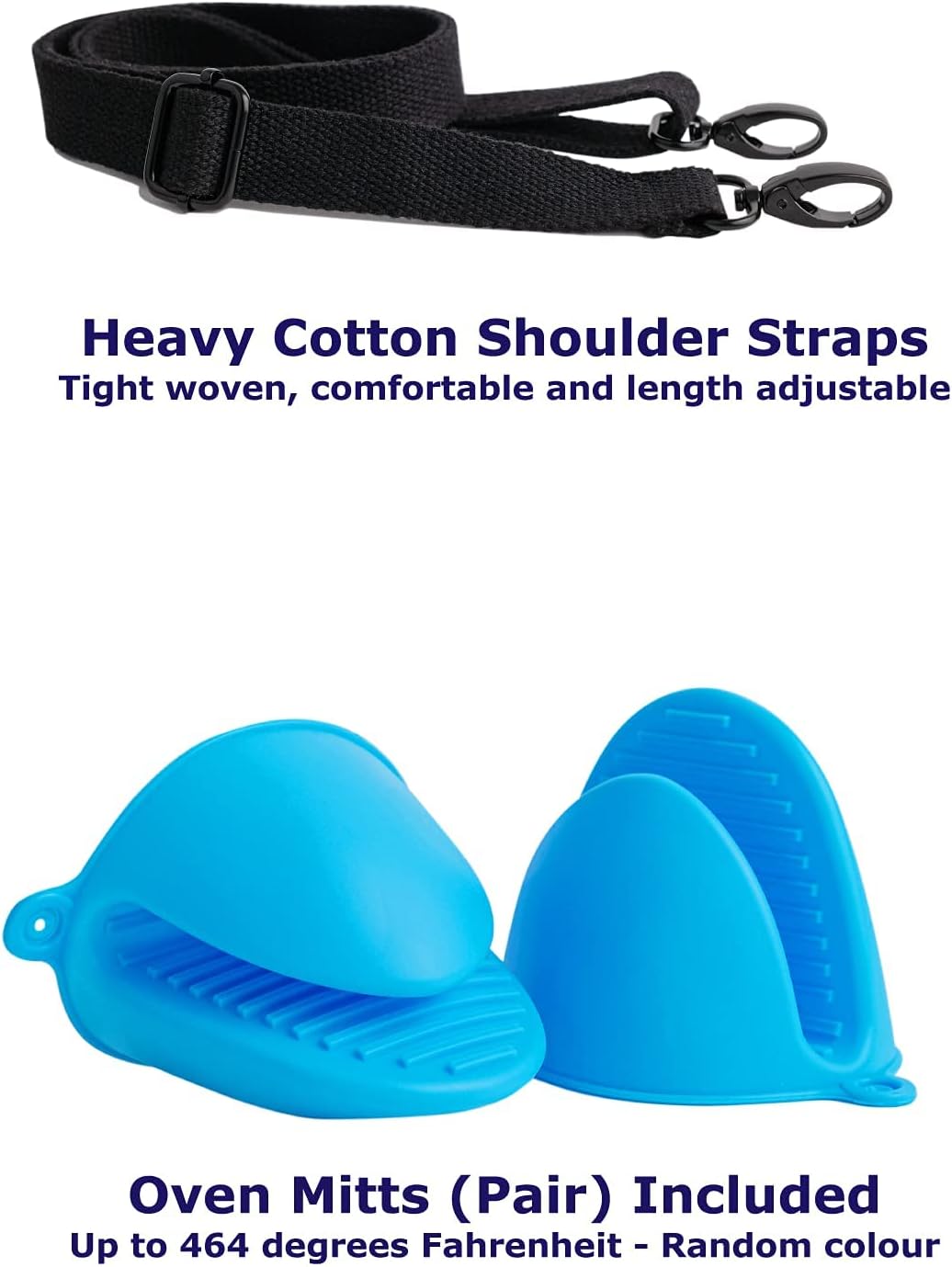 Knives in a Knife Roll Bag Navy Blue