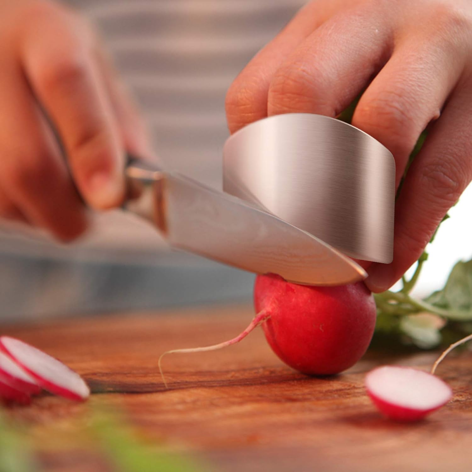 3-Piece Steel Finger Protectors for Safe Cooking