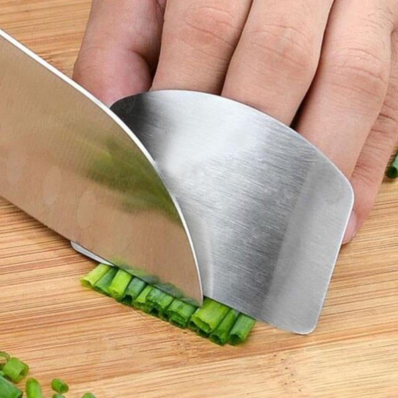 Stainless Steel Finger Guard for Safe Kitchen Use