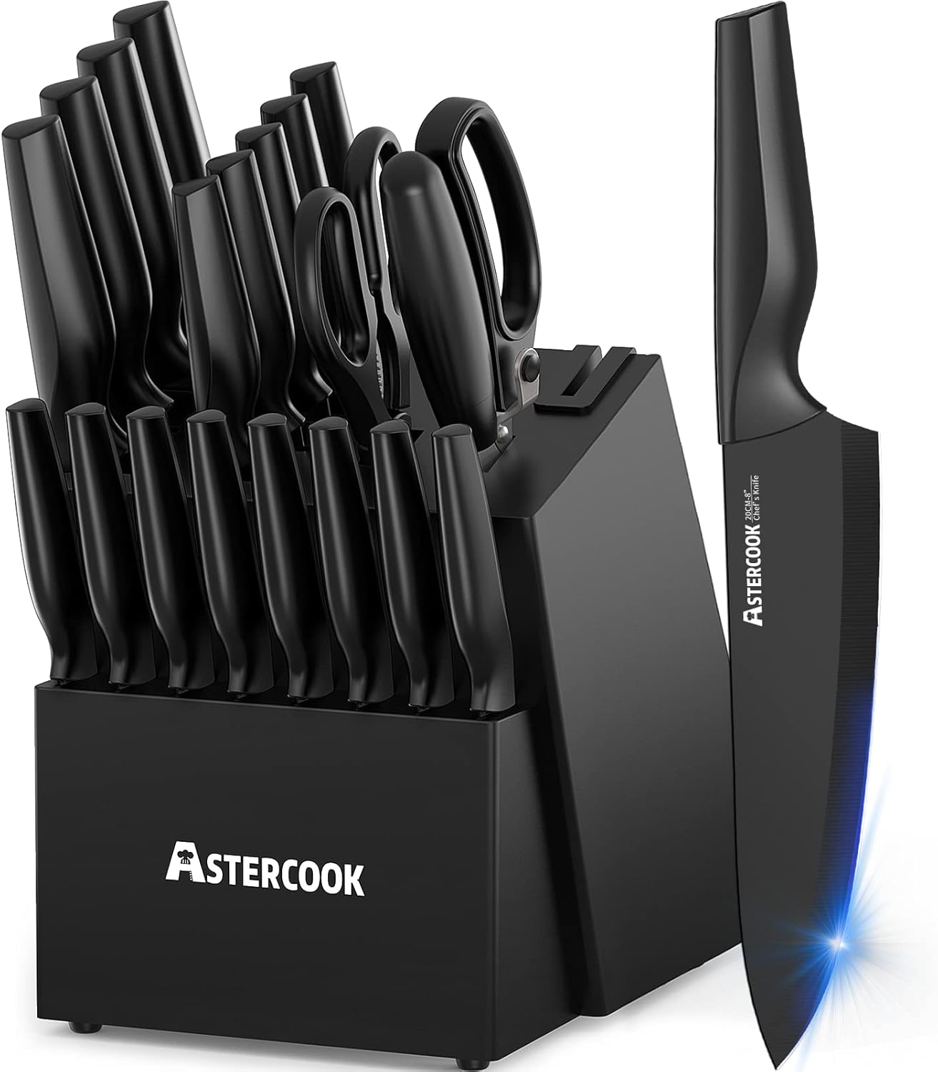 Sharp 21-Piece Knife Set Kitchenessential Collection