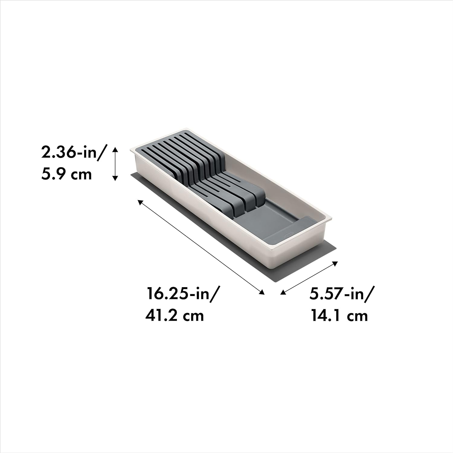 OXO Good Grips Kitchen Drawer Knife Organizer White